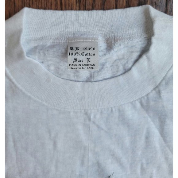 Vintage Kawasaki 650 Single stitch Shirt Large Jwteam - Picture 3 of 6